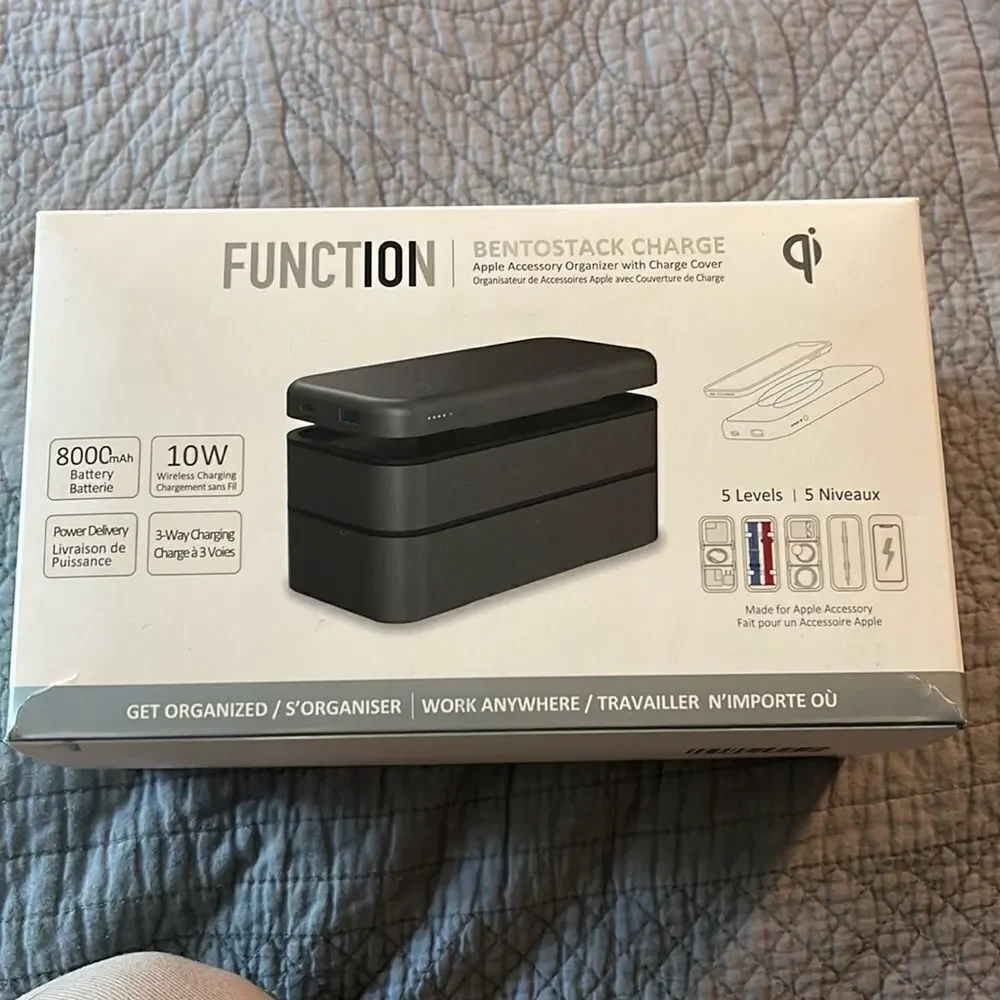 Function 1 Bentostack Charge Apple accessory organizer 5 levels